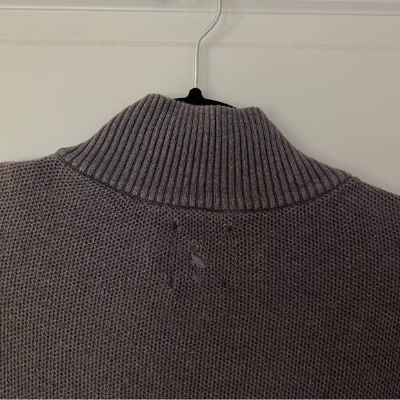 TailorByrd Collection mens long sleeve knit 1/4 quarter zip sweater | size large - Picture 8 of 12
